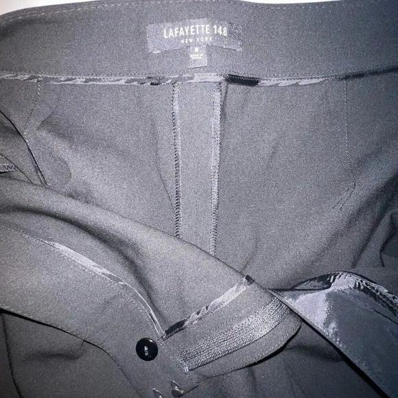 Lafayette 148 New York Barrow Virgin Wool  straight leg career pants Sz 8. - Picture 13 of 14